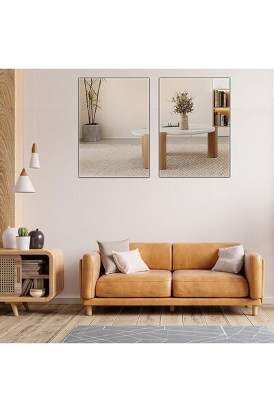 Slasa Adhesive Acrylic Mirrors - 40x30 cm, 3mm Thickness