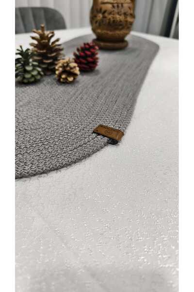 Thalia Home Jute Straw American Service Runner Table Coffee Table Cover 30X80 cm