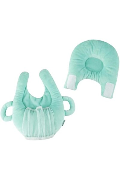 Generic NURSING PILLOW Self-Feeding Baby Bottle Pillow, Hands-Free Nursing Cushion with Bottle Holder, Mint