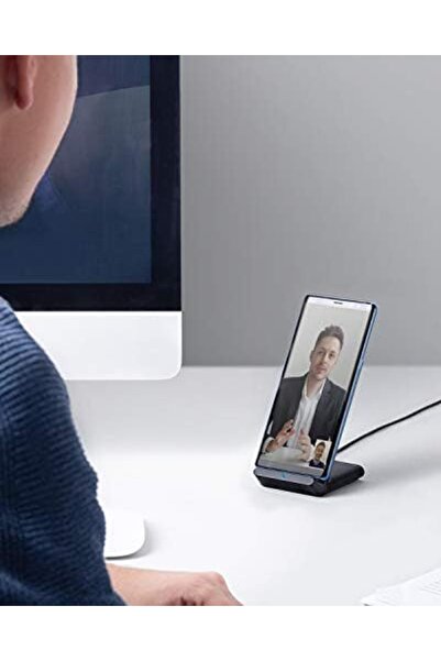 Anker Wireless Charger, 10W Max PowerWave Stand, Qi-Certified, Fast Charging