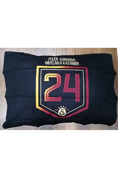 Taç Galatasaray Yastık Kılıfı - 50x70 cm %100 Pamuk Ranforce (1 Adet)