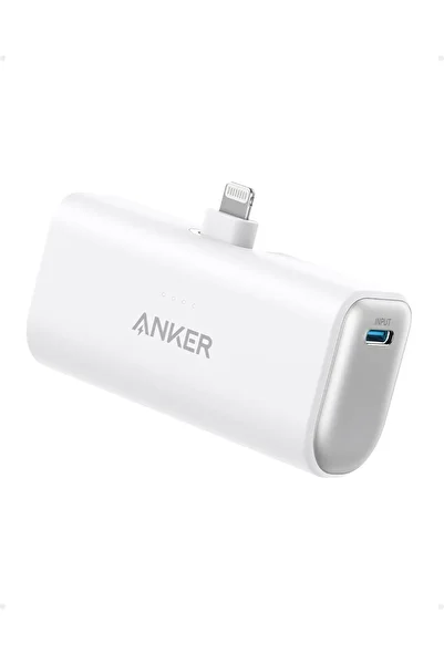Anker 621 Power Bank with Built-In Lightning Connector, 5,000mAh MFi Certified 12W Portable Charger