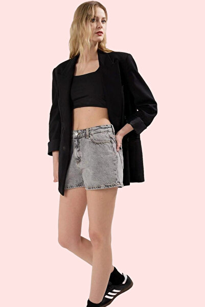PayBuy Moda femei cu talie înaltă City Short Denim Shorts Model simplu Băiat ...
