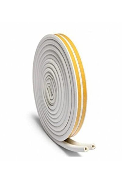 bym yapı Kapı Ve Pencere2x5=10 Mt Fitili Bandı Yapışkanlı Beyaz ( Tek Fitil 5 Metre - Çift Fitille 10metre)