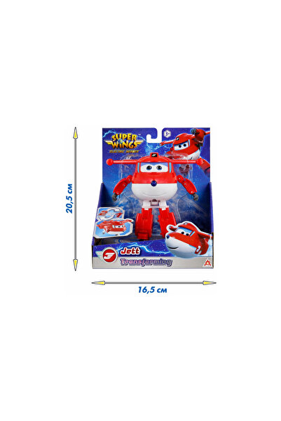 Feyza Oyuncak Super Wings Electric Heroes Dönüşen Jett 12 Cm - Harika Kanatlar