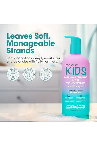Giovanni Eco Chic Kids Nourishing and Detangling Children's Conditioner 487ml