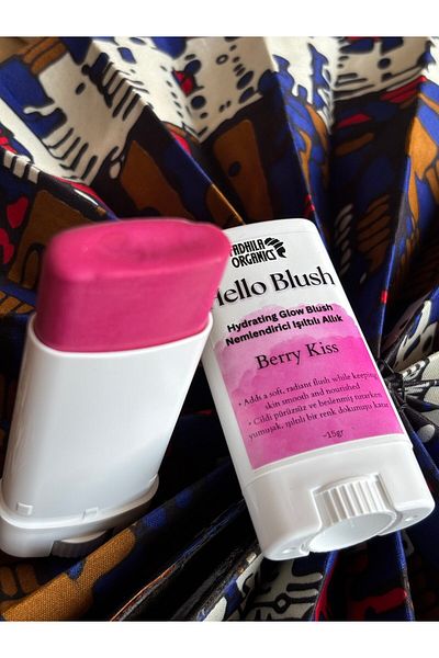 FADHILA ORGANICS Hello Blush Natural Glow Stick Blush - Berry Kiss