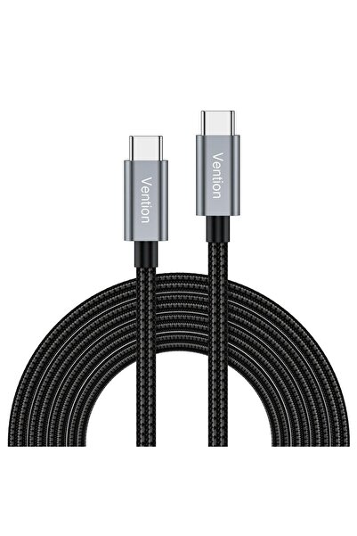Vention Type-C to Type-C 100W 10Gbps Veri Aktarımı ve Hızlı Şarj Kablosu VCT-01