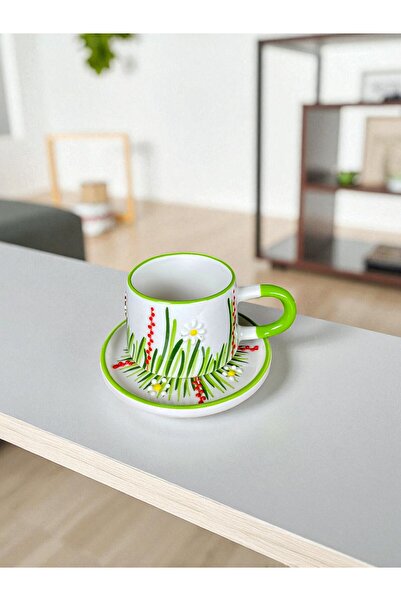qtahya homes queen of kütahya El Yapımı Seramik Desenli Mug – Hediyelik El Es...