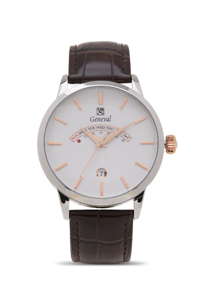 GENEVAL Men's Analog Wrist Watch GL1511CRWO - 38 mm