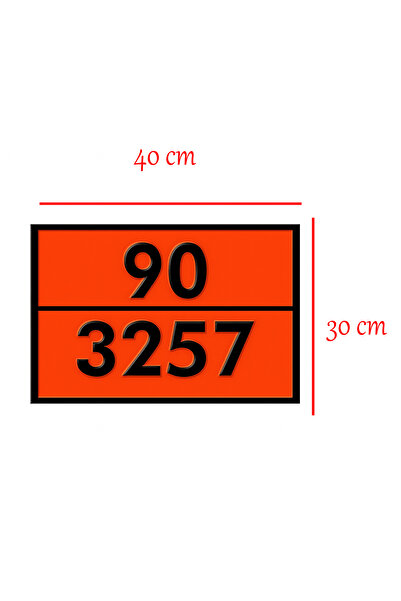 Badem10 Metal 40X30 cm Sheet (1 Piece) 99-3257 Dangerous Goods Warning 100 °   Top Hot Matter Warning Sign
