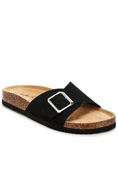 london Rag Women Adjustable Buckle Closure Flats in Black