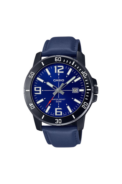 Casio ANALOG MENS WATCH MTP-VD 01 BL-2 BVUDF