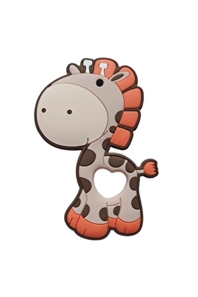 Mixbo Baby teething toy Mixbo, silicone, Giraffe, 10 cm, 3 months+, multicolor