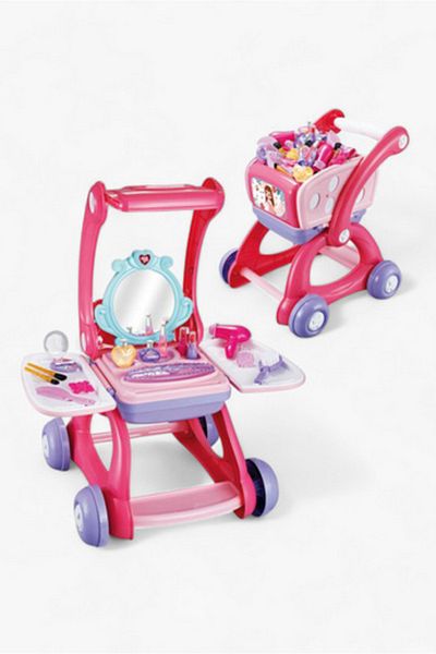 Generic Juniors 2-in-1 Vanity Transformable Cart Playset