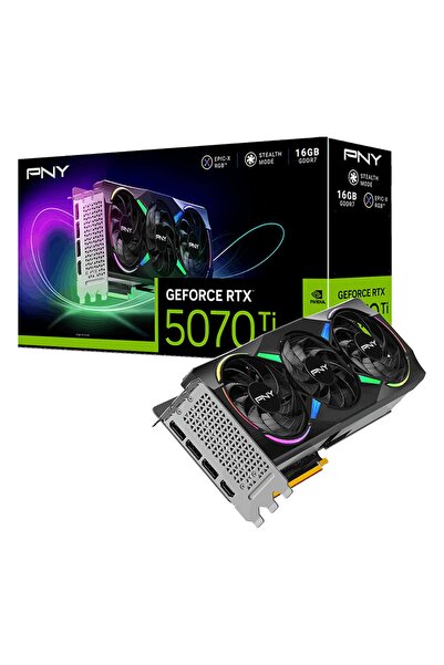 PNY Epic-X Triple GeForce RTX 5070 Ti OC 16GB GDDR7 256Bit HDMI/DP Ekran Kartı