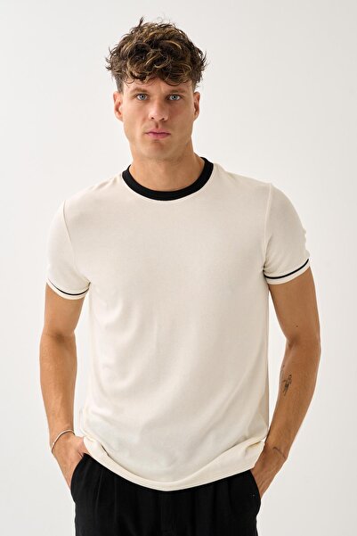 ALEXANDERGARDI Regular Fit Collar Detailed T-Shirt