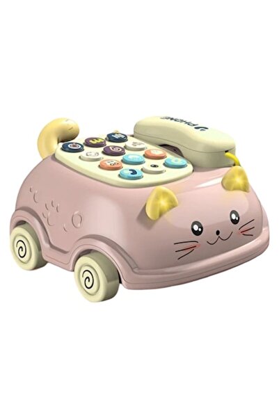 Mixbo Telefon de jucărie multifuncțional Mixbo, roz, 12 luni +