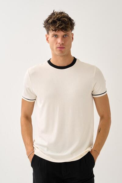 ALEXANDERGARDI Regular Fit Collar Detailed T-Shirt
