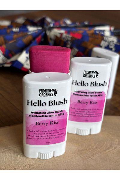 FADHILA ORGANICS Hello Blush Natural Glow Stick Blush - Berry Kiss