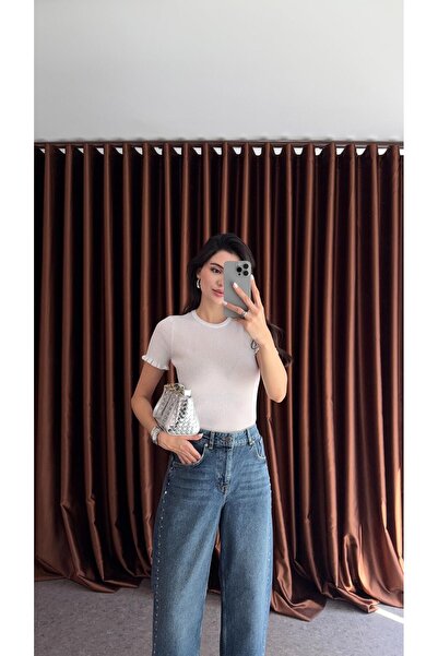 HAZELANNA Transparent White Blouse