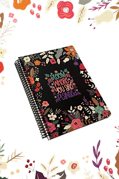 TREND16 دفتر ملاحظات بلوم بغطاء صلب حلزوني 17X24 مربع 96YP