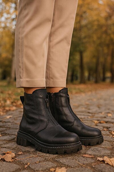 ALBİNİ Γυναικείες Δερμάτινες Μπότες 25100041K