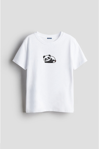 Darkia تي شيرت للأطفال للجنسين بتصميم دب الباندا الصغير