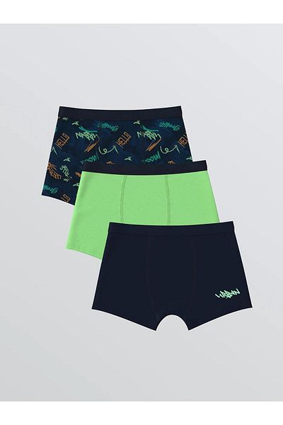 LC Waikiki Lcw Printed Boy Boxer 3-Piece (W5)