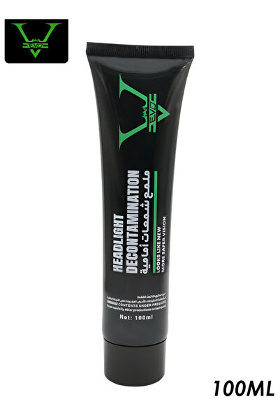 Evo مُزيل تلوث المصابيح الأمامية 100 مل - يُعيد الوضوح، ويُزيل البقع، والاصفرار، والخدوش الدقيقة