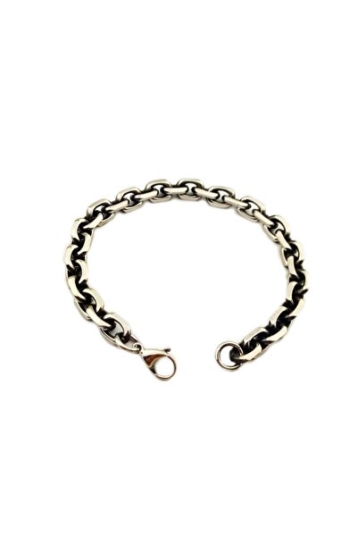 PİGADO 316L Stainless Steel Rope Chain Men's Bracelet