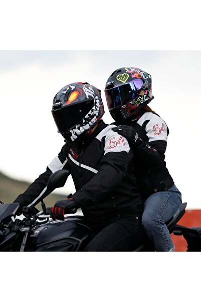 Sway xbyc 867 Peri Full Face Güneş Gözlüklü Kapalı Motosiklet Kaskı L Beden