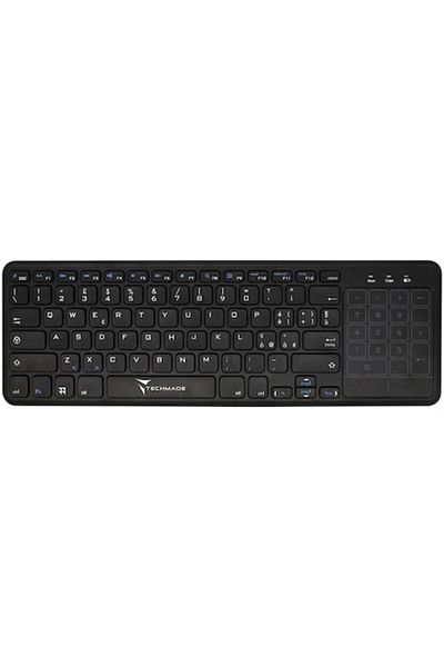 Techmade Wireless Keyboard TM BK268T Touchpad Black for PC or TV
