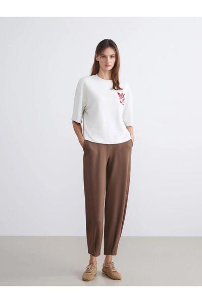 LC Waikiki Lcw Women's Elastic Waist Sweatpants (W5)