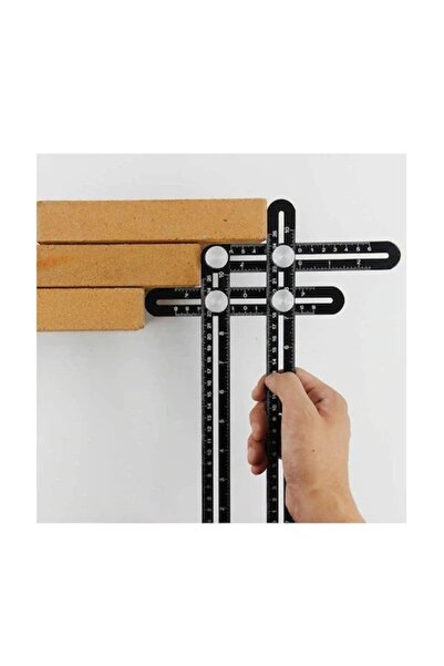 SGTT Foldable metal system for marking holes in ceramic tiles and parquet