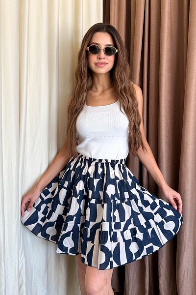 ModaPlaza Women's Mykonos Mini Skirt