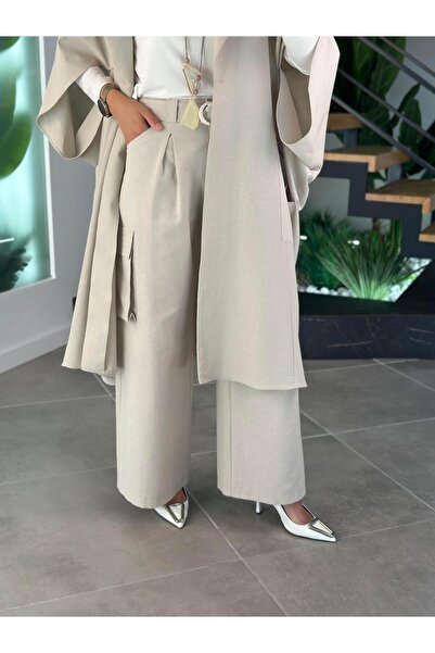 Armine Collection Körük Cepli Pantolon 25Y2823 Taş