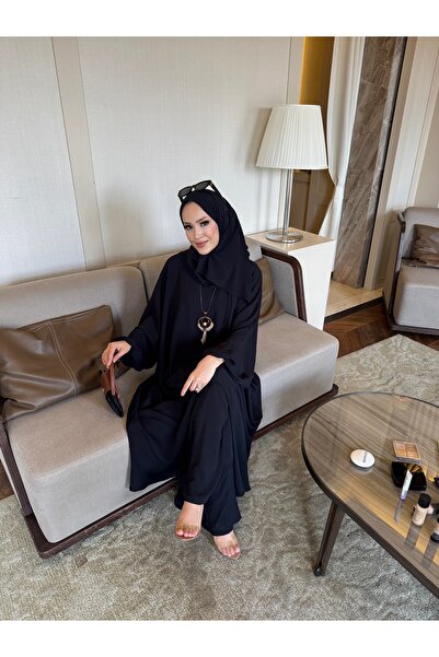 sevannaluxurydesign Women's Black Umrah Outfit / Set