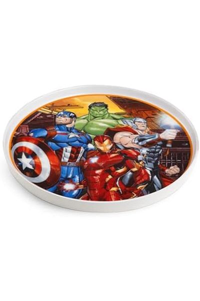 EGAN Marvel Spider-Man & Avengers Side Plate 20cm - New Bone China Dessert Plate – Microwave & Dis