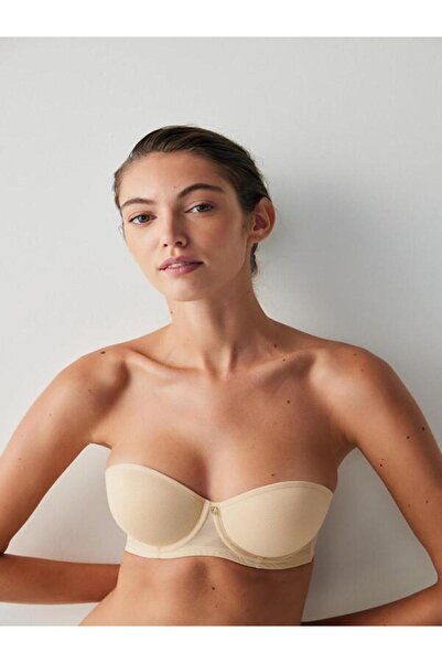 Ersa Nude Colored Padded Pop Up Bra