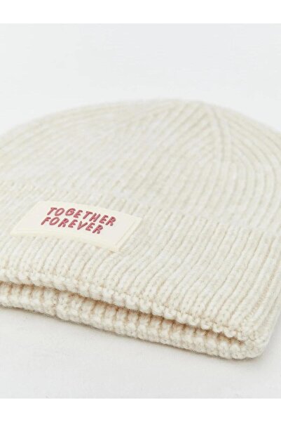 LC Waikiki Beretă pentru fetiță cu broderie LCW Text (W5)