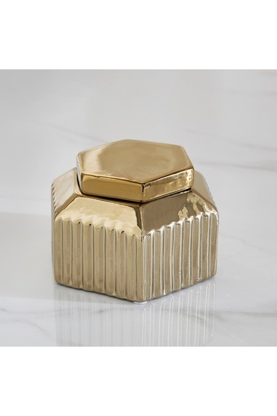 Generic Sansa Duke Ceramic Decorative Box - 13.5x12.2x8.5 cm