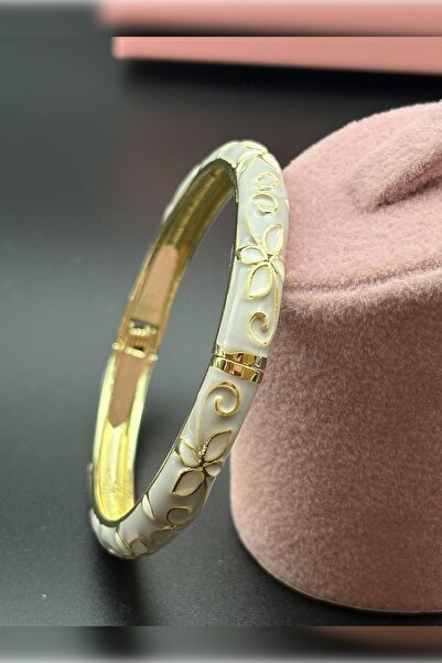 Alsem Gold Plated Colorful Enamel Women's Bracelet, Colorful Flower Bracelet, Gift for Lover