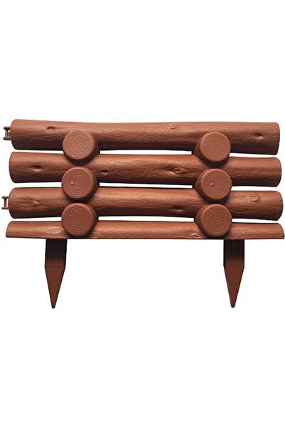 SGTT gard de grădină maro din plastic rezistent 44x31 cm