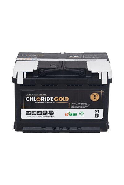 BATTERY سيارة من كلوريد الذهب، 12 فولت، 66 أمبير - DIN66L