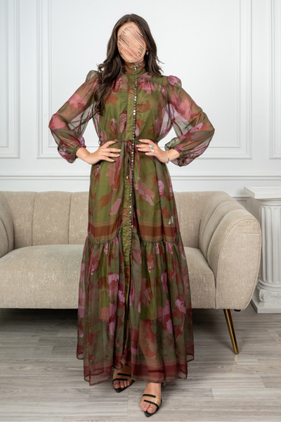 SELSAL Long floral dress