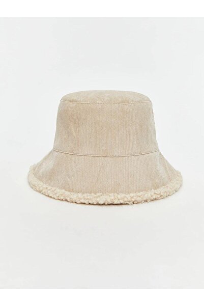 LC Waikiki LCW Kadın Pelüş Bucket Şapka (W5)