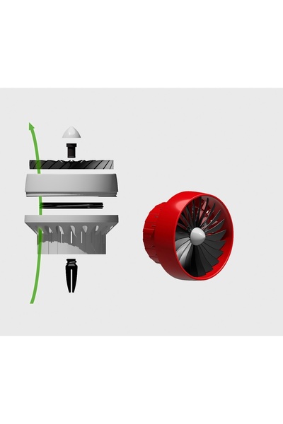 MEKARNO3D Araç İçi Turbo Fan Koku Aparatı – Hava Çıkışına Takılabilir Difüzör