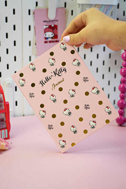 Victoria's Journals Hello Kitty Smyth Flexy Vegan Deri Kapaklı Defter – 13x18...