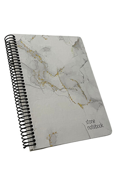 TREND16 Stone Hard Cover Spiral 17X24 Checkered 96Yp Notebook